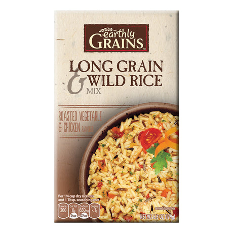Earthly Grains Roasted Vegetable and Chicken Long Grain & Wild Rice Mix