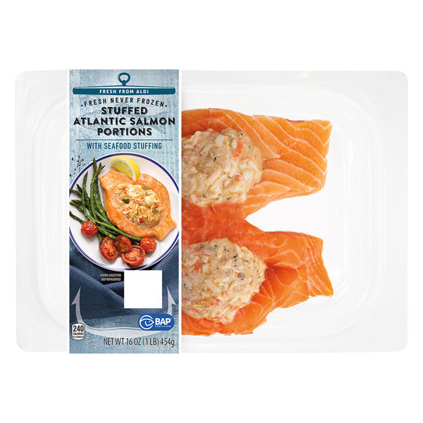 Stuffed Atlantic Salmon Portions