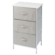 Sohl 3 Drawer Storage Tower, Light Gray