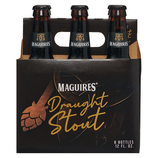 Maguires Draught Stout Beer, 6 pack