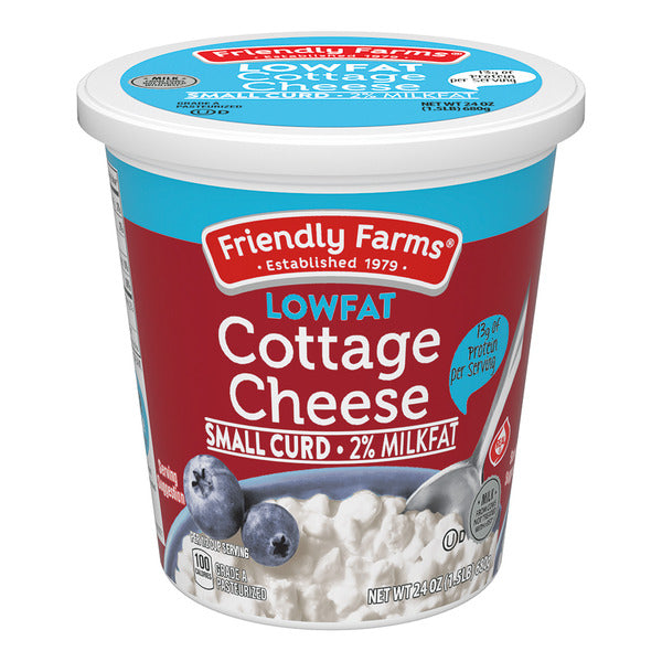 Friendly Farms Low Fat Small Curd Cottage Cheese