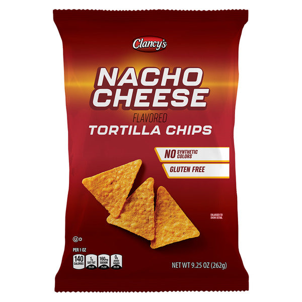 Clancy's Gluten Free Nacho Cheese Tortilla Chips