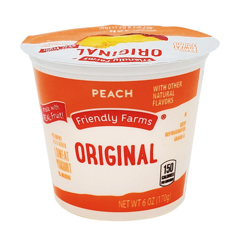 Friendly Farms Lowfat Peach Yogurt