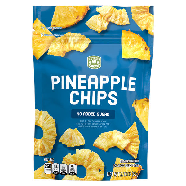 Southern Grove Pineapple or Mixed Frui, Pineapple Chips