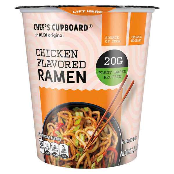 Chef's Cupboard Protein Ramen Chicken Flavor