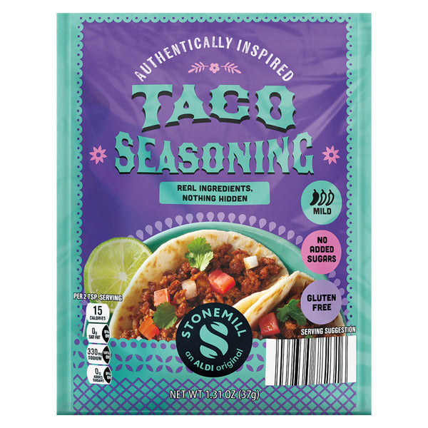Stonemill Authentic Mild Taco Seasoning