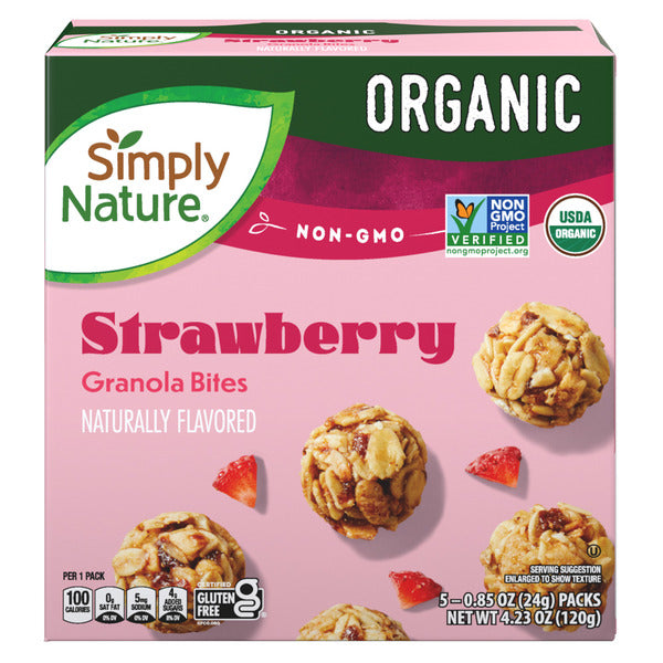 Simply Nature Strawberry Granola Bites