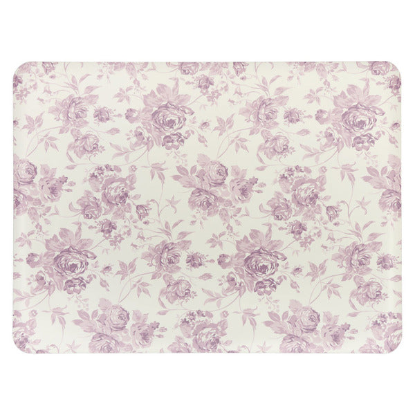 Kirkton House Purple Floral Printer Chair Mat