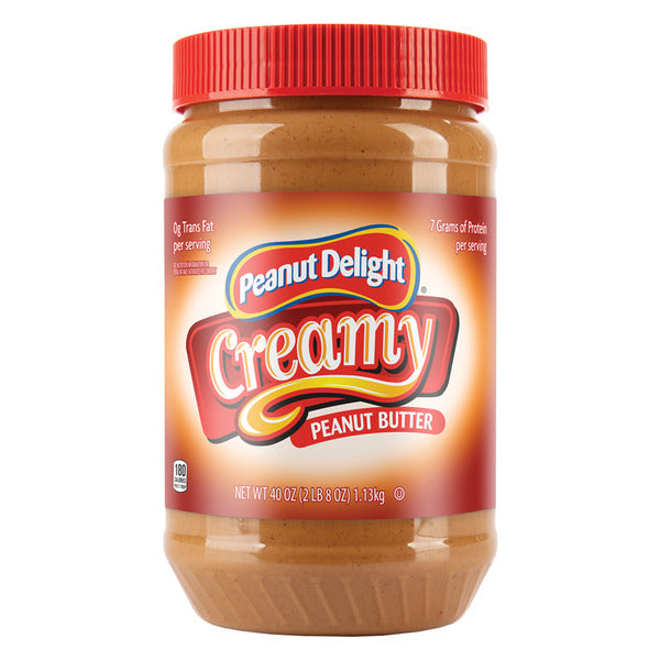 Peanut Delight Creamy Peanut Butter 40oz
