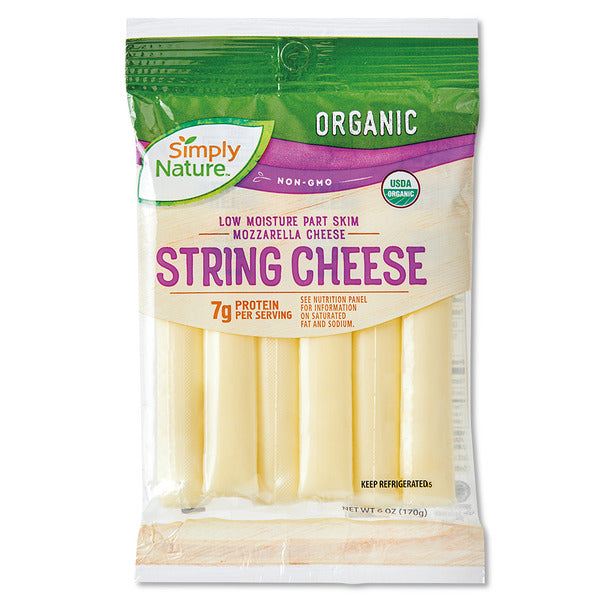 Simply Nature Organic String Cheese