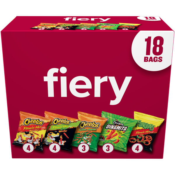 Frito Lay Fiery Mix Snacks Packs