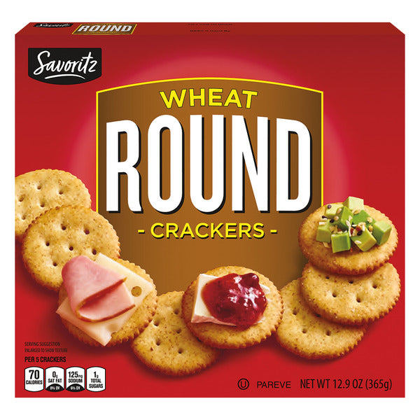 Savoritz Wheat Round Crackers