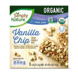 Simply Nature Organic Vanilla Chip Chewy Granola Bars, 8 count