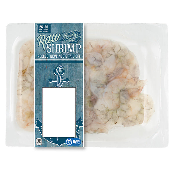 Jumbo Raw Peeled, Deveined & Tail-Off Raw Shrimp