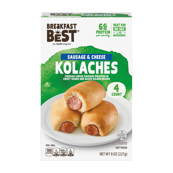 Breakfast Best Sausage and Cheese Kolaches