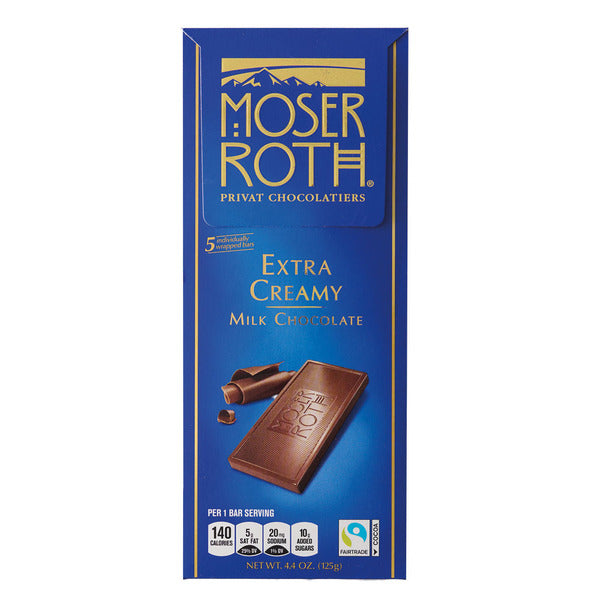 Moser Roth Milk Extra Creamy Chocolate Bar