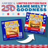 Kraft American Cheese Singles, 24 count