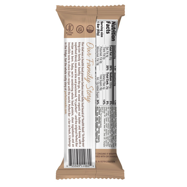 Perfect Bar Dark Chocolate Chip Peanut Butter Perfect Bar