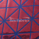 Laser Tag Foil Nylon Spandex Fabric - Assorted Colors, Geometric Hologram, 58/60" Width (1 Yard)