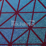 Laser Tag Foil Nylon Spandex Fabric - Assorted Colors, Geometric Hologram, 58/60" Width (1 Yard)