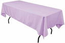 Mantel rectangular de poliéster 60x144 pulgadas – mantel duradero y reutilizable para bodas, fiestas, banquetes y eventos  