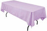 Polyester Rectangular Tablecloth 60x144 Inch – Durable Reusable Table Linen for Weddings, Parties, Banquets & Events