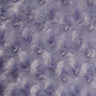 1 Yard Lavender Minky Rosebud Fabric 58/60" Width Rose Swirl Embossed