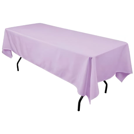 Polyester Rectangular Tablecloth Polyester Fabric - Wrinkle-Resistant, Stain-Proof, Washable, 60" X 144"