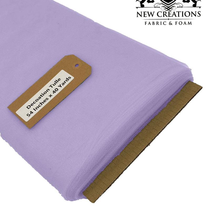 Lavender Tutu Tulle Fabric - Lavender Sheer Netting, 54" Width (5 Yards)