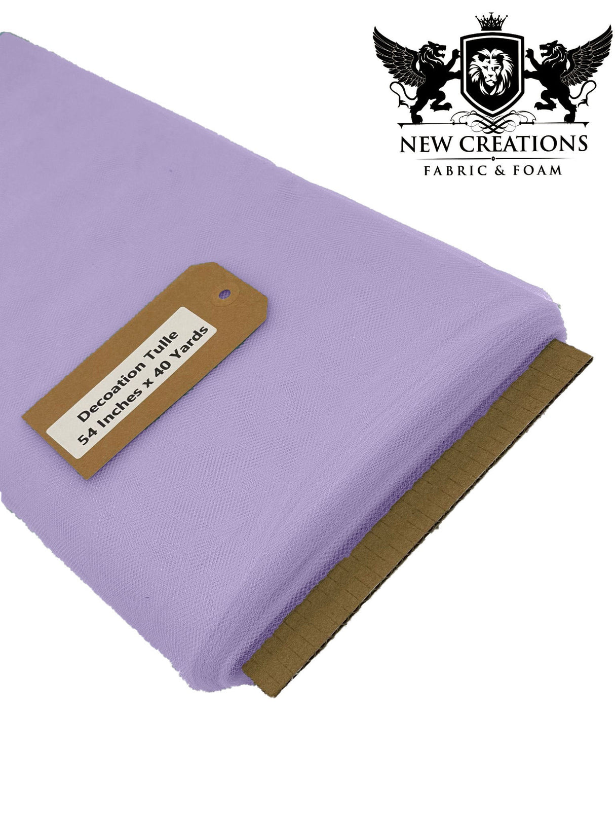 Lavender Tutu Tulle Fabric - Lavender Sheer Netting, 54" Width (5 Yards)