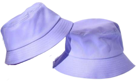 Bucket Hats Cotton Fabric - Lavender, 56-58CM Head Size (1 Unit)