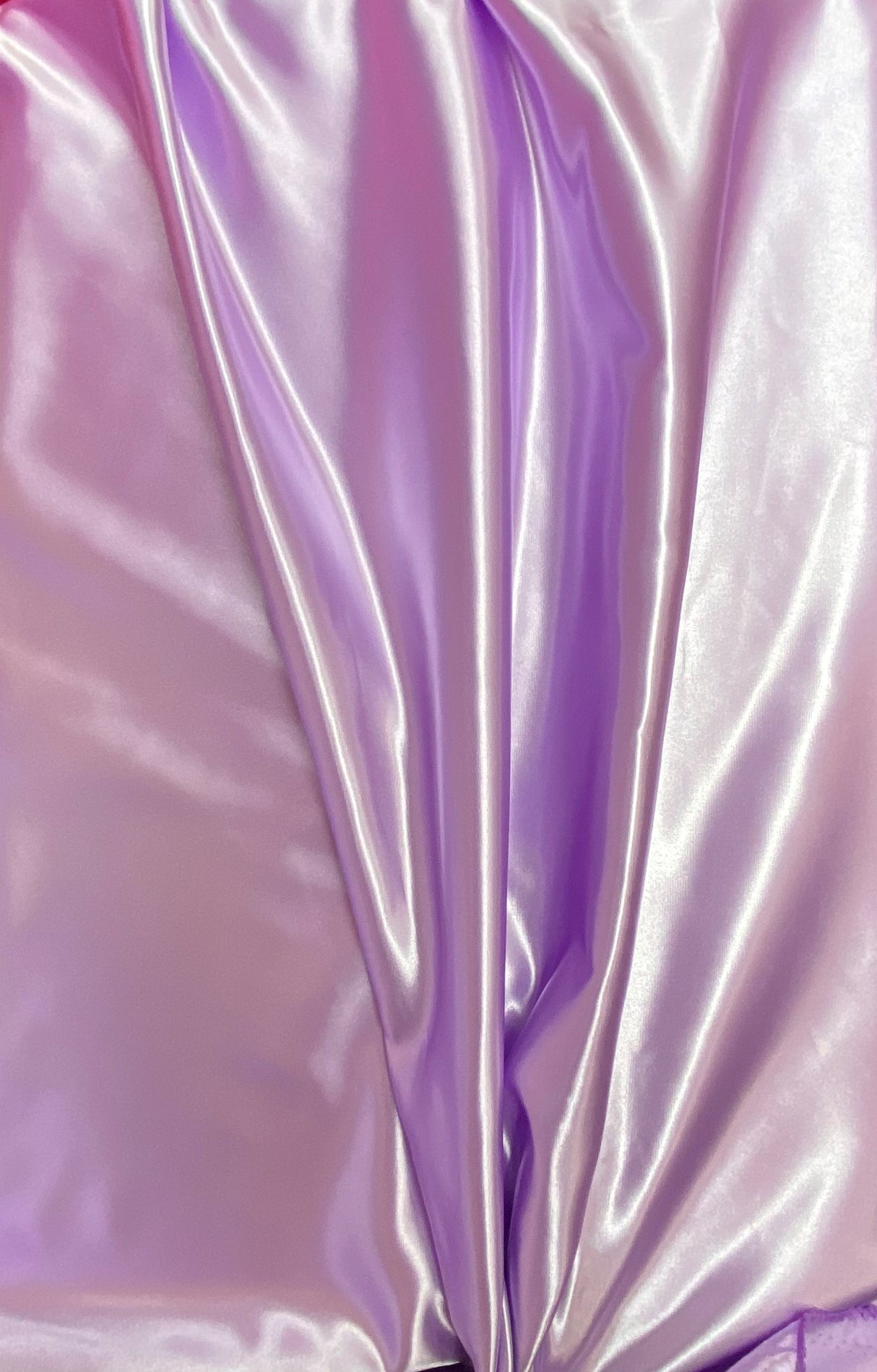 Lavender Bridal Satin Fabric - Lavender, 58"-60" Width (1 Yard)