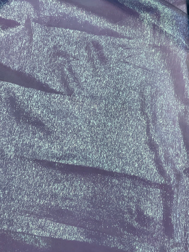 Lavender Crush Polyester Barbie Organza Fabric - Lavender, Sheer Iridescent Shimmer, 45" Width (1 Yard)