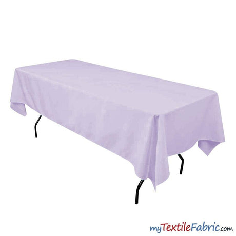 Banquet Polyester Fabric - 60" X 108", Solid Color Tablecloth, 180 GSM (By Piece)