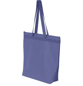 Small Tote Bag Polyester PVC Fabric - Lavender, 14 3/4" W x 13 3/4" H (One Size)