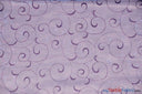 Swirl Organza Polyester Fabric - Embroidered Swirl Sheer, 52/54" Width, Multiple Colors (1 Yard)