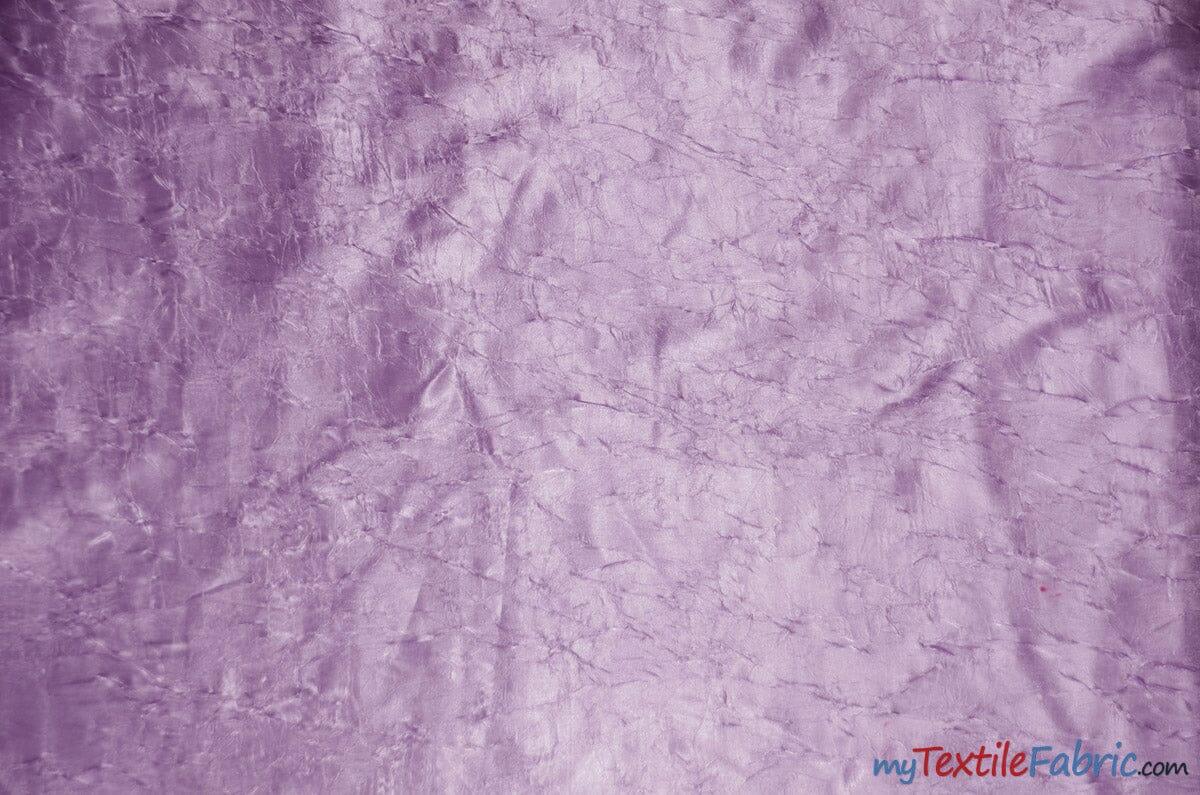 Silky Crush Satin Polyester Fabric - Crushed Charmeuse Satin, Multiple Colors, 54" Width (1 Yard)