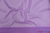 Double Georgette 100 Percent Polyester Fabric - Sheer Crepe Texture, 60" Width, Multiple Colors (1 Yard)