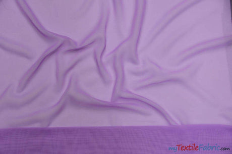 Double Georgette 100 Percent Polyester Fabric - Sheer Crepe Texture, 60" Width, Multiple Colors (1 Yard)
