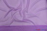 Double Georgette 100 Percent Polyester Fabric - Sheer Crepe Texture, 60" Width, Multiple Colors (1 Yard)