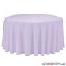 108 Inch Round Polyester Seamless Tablecloth Fabric - Solid Color, 108" Diameter (By Piece)