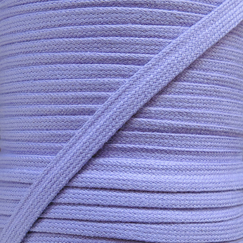 Lavender Cotton Hoodie Drawstring Flat Tape 3/8"