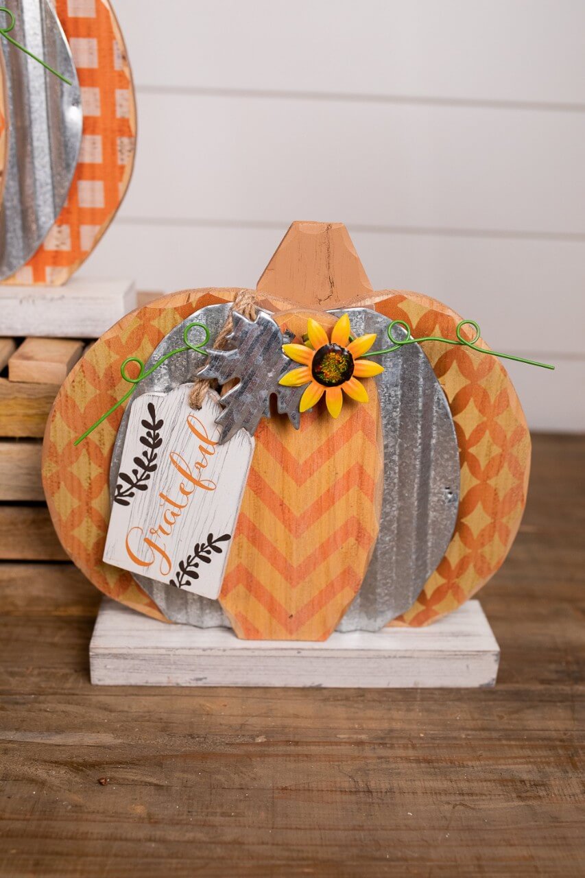 Layered Pumpkin Decor