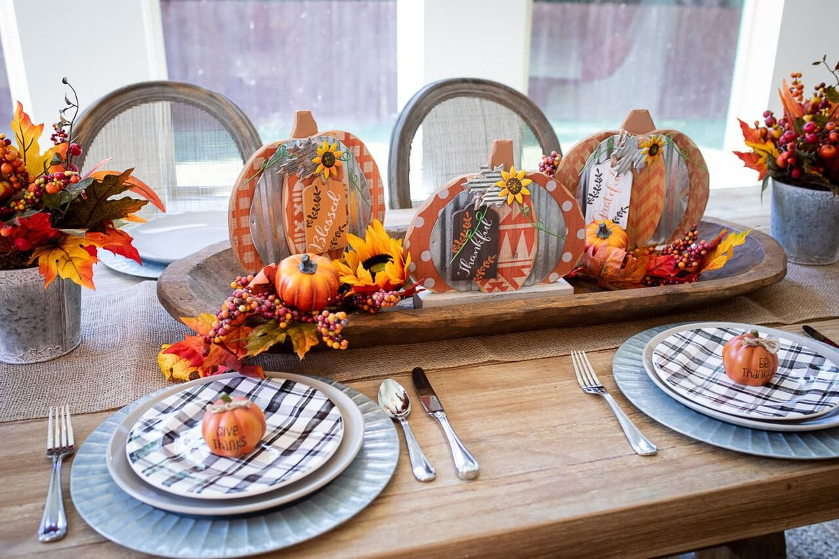 Layered Pumpkin Decor