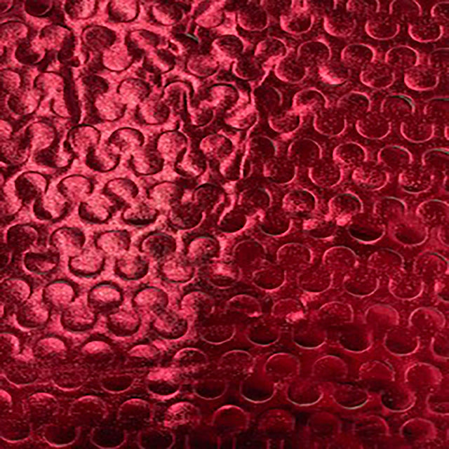 Polyester Spandex Laser Cut Foil Fabric