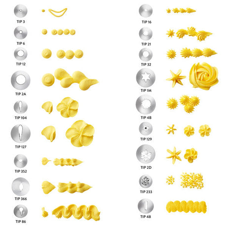Wilton Deluxe Decorating Tip Set, 46-Piece