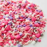 Wilton Purple and Pink Hearts Valentine's Day Sprinkle Mix, 4.08 oz.