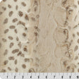 Minky Fabric Ice Taupe Arctic Lynx Print