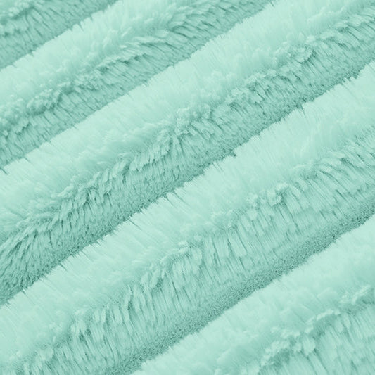 Luxe Cuddle Bunny Aqua Sea Fabric
