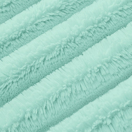 Luxe Cuddle Bunny Aqua Sea Fabric